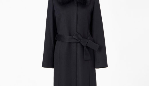 【高島屋】ブラックフライデー特集：ブルーフォックス襟付きカシミヤ100％コートで贅沢な冬を迎えよう