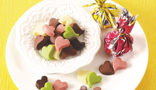 高島屋のチョコレートのギフト　ミナモアレのハートフラワーギフトBOX：かわいいチョコレートの風味を楽しもう！