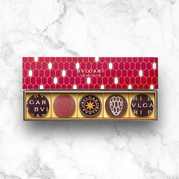 ハロウィン クリスマス お歳暮 ギフト ブルガリ チョコレートジェムズ 5個セット 送料無料，お買い得 御歳暮 クリスマス ギフト ブルガリ チョコレート