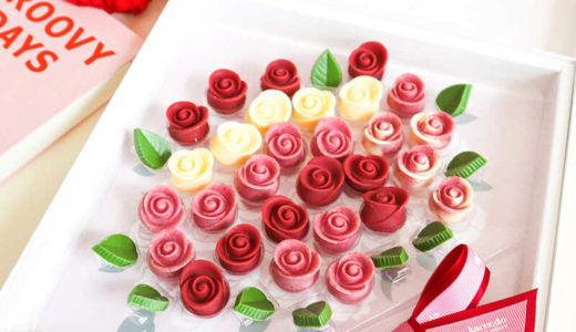 💐大丸松坂屋からお届け！母の日「MESSAGE de ROSE」の花の形チョコで特別なサプライズ